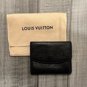 Louis Vuitton Epi Leather Wallet/ Coin /Card Holder